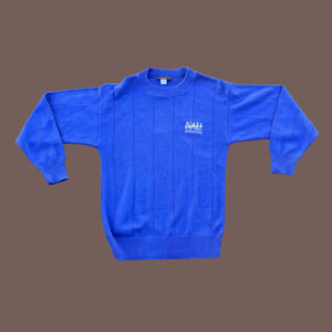 Andrew Rohan NAU Sweater | Cobalt Knit | Size S | Vintage